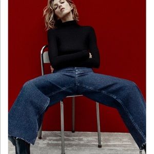 Zara Knit Ribbed Turtleneck